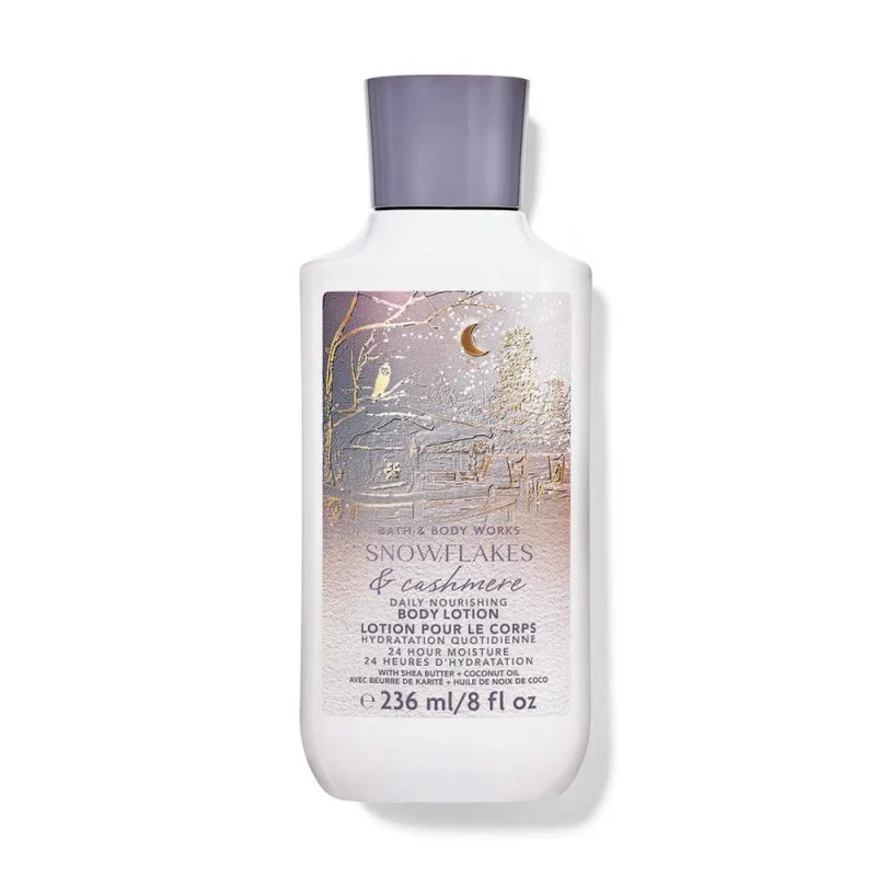bath&bodyلوسیون بدن بث اند بادی Snowflakes & Cashmere