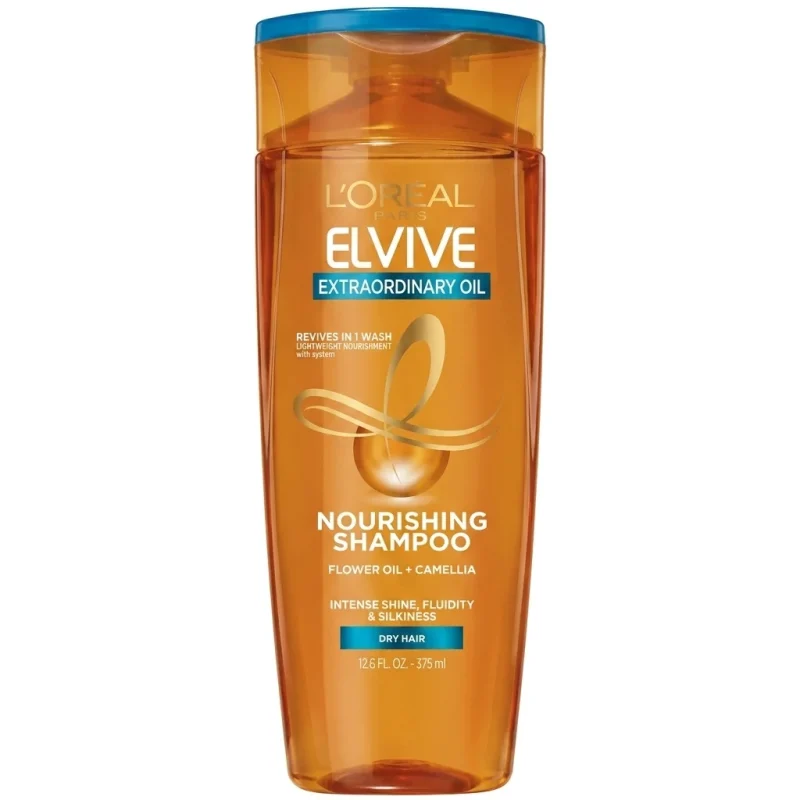شامپو مغذی لورآل مدل Elvive Extraordinary Oil حجم 375میل