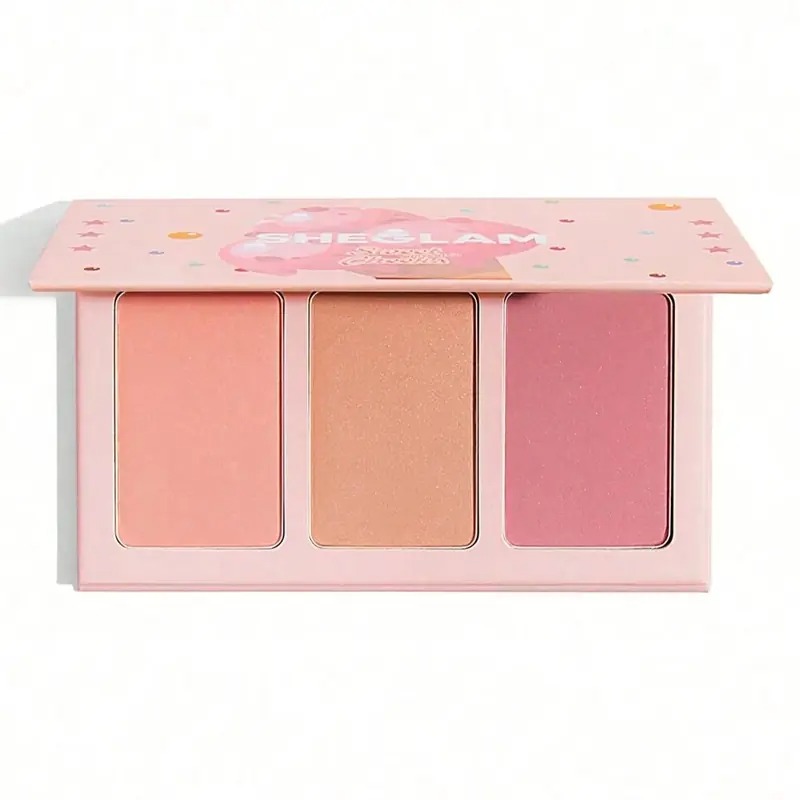  پالت رژگونه سه رنگ شیگلم مدل SWEET CHEEKS