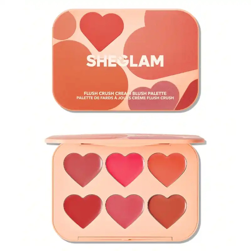  پالت رژگونه کرمی قلبی شیگلم مدل COTTAGE CORE GARDEN