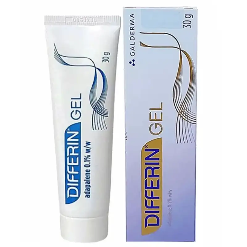 Differin ژل ضد جوش و لایه بردار دیفرین مدل ADAPALENE حجم ۳۰ گرم