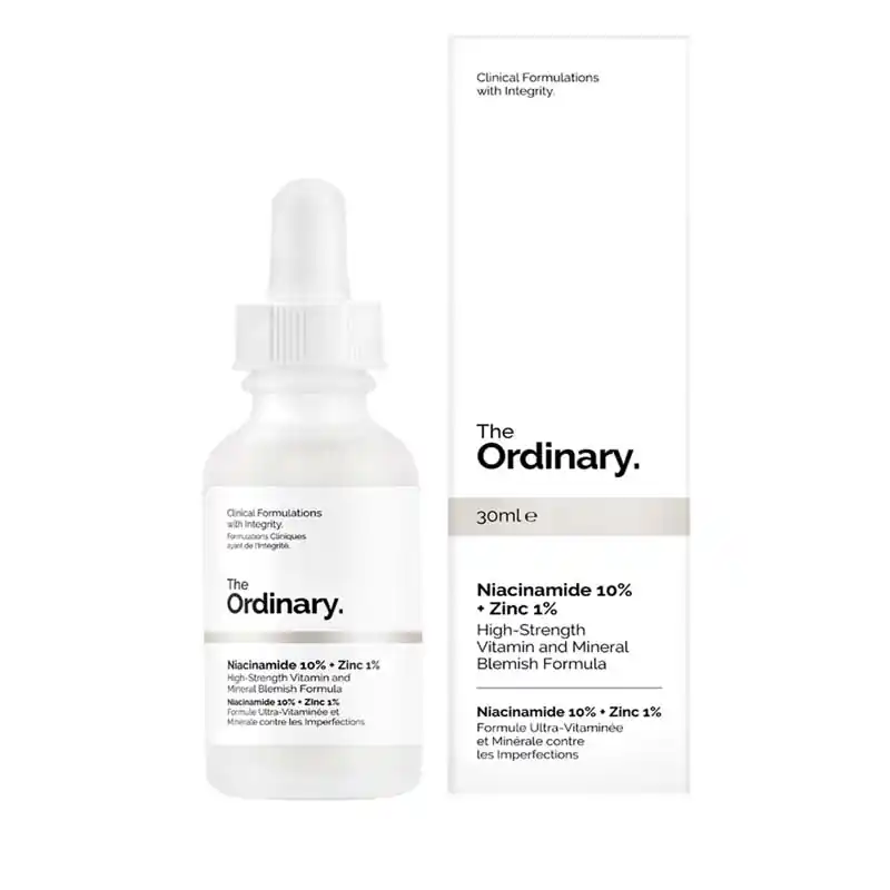 The Ordinary سرم ضد جوش نیاسینامید 10% + زینک 1% اوردینری حجم 30 میل