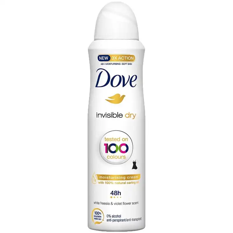 Dove اسپری ضد تعریق داو مدل اینویزیبل درای DOVE INVISIBLE DRY حجم 250 میل