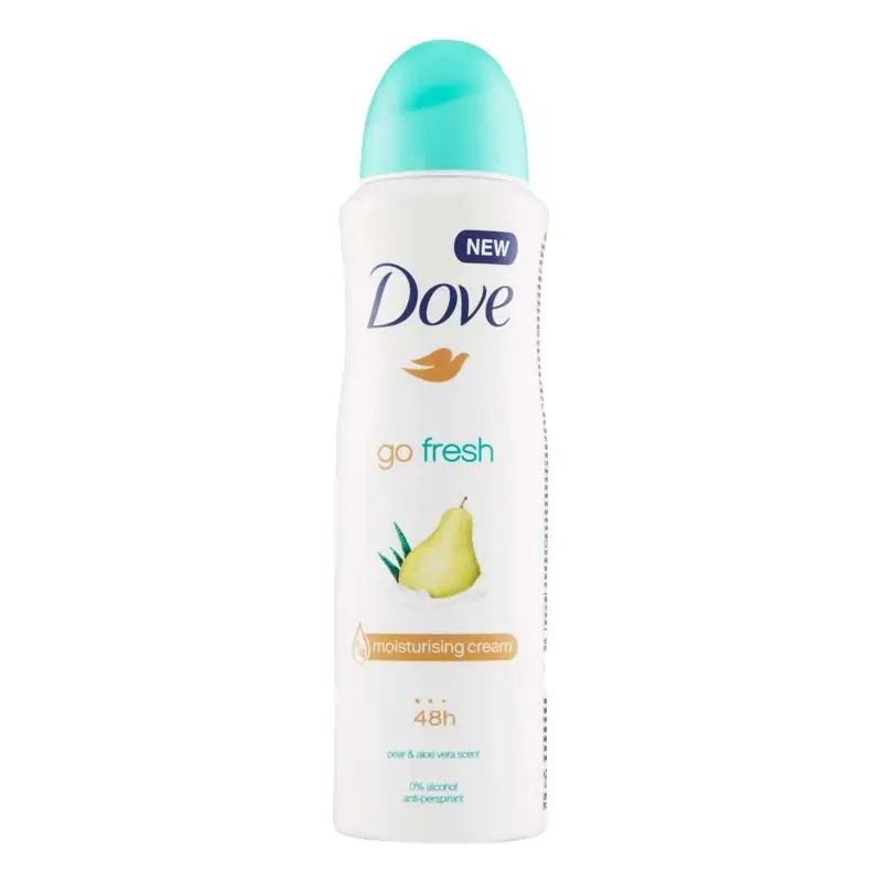 Dove اسپری ضد تعریق داو مدل گو فرش گلابی و آلوئه ورا DOVE GO FRESH حجم 250 میل