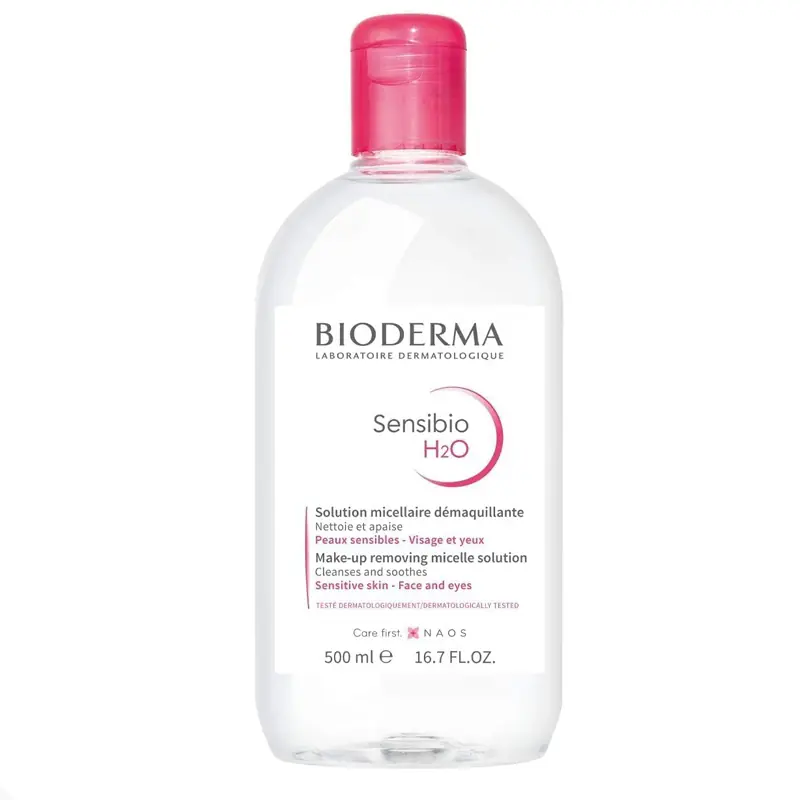 Bioderma میسلار واتر بایودرما مناسب پوست حساس حجم ۵۰۰ میل