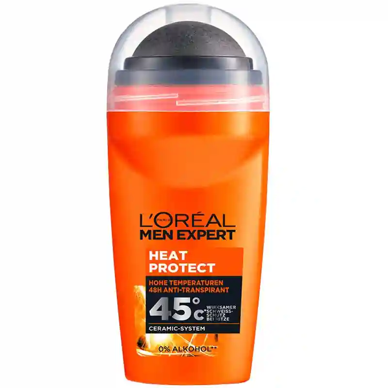 LOreal رول ضد تعریق لورآل مدل HEAT PROTECT حجم 50 میلی لیتر