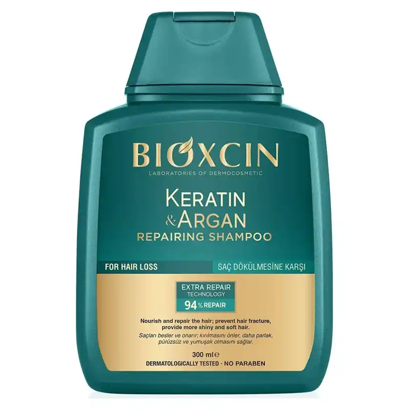  Bioxsine شامپو ترمیم کننده مو حاوی کراتین و آرگان بیوکسین BIOXCIN KERATIN & ARGAN SHAMPOO