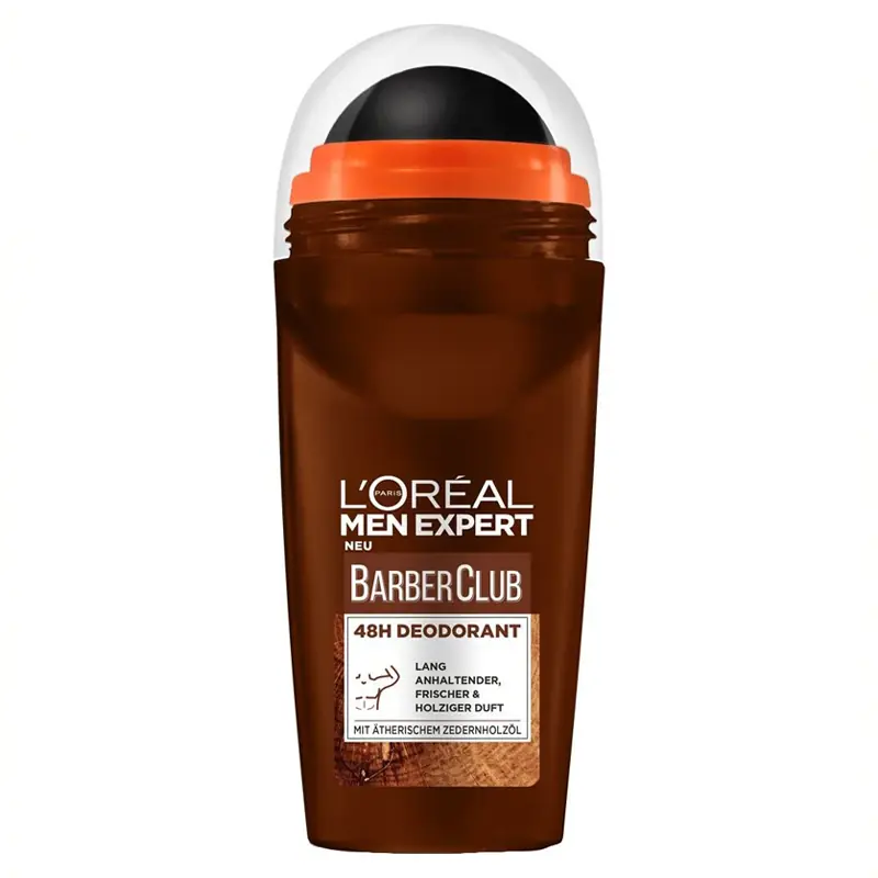LOreal رول ضد تعریق مردانه لورآل مدل BARBER CLUB حجم 50 میلی لیتر