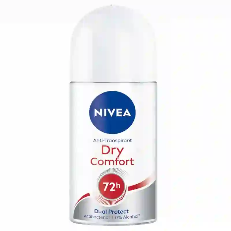 Nivea مام رولی نیوآ NIVEA مدل DRY COMFORT-72H حجم 50 میلی لیتر