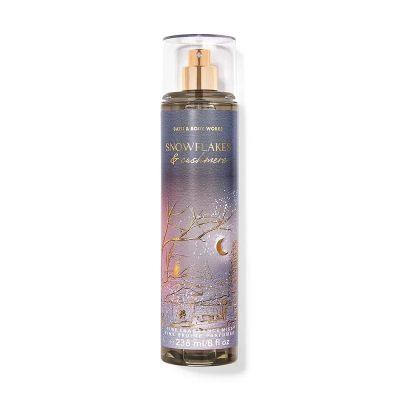 bath$bodyبادی اسپلش بث اند بادی مدل Snowflakes & Cashmere